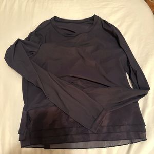 Lululemon long sleeve with mesh detail